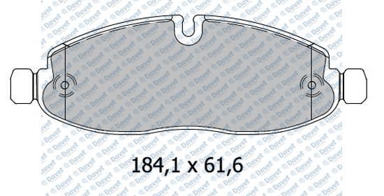 410600425R Ön Fren Balata Tk
